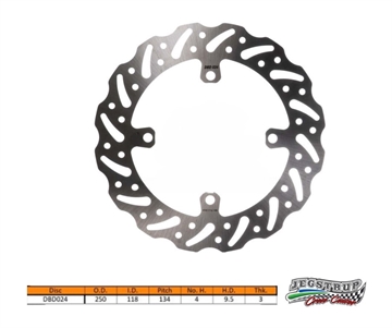 Bremseskive for Delta Braking Suzuki 450 RMZ årg. 05 - 17